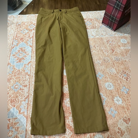 Lululemon ABC Pant Classic *34" in Artifact tan M5335S Warpstreme size 30 waist - Picture 6 of 10